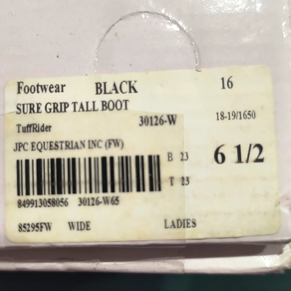 Tuffrider Regal Sure Grip Field Boots - Picture 5 of 6